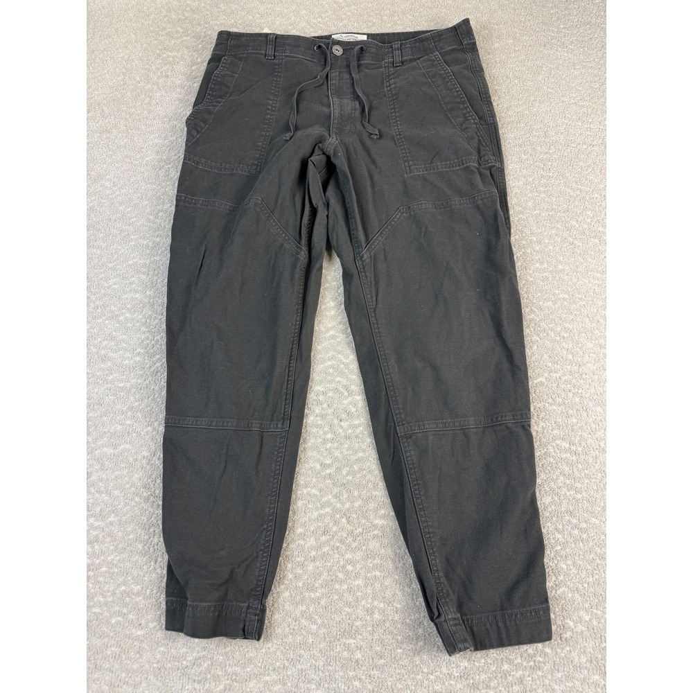 REI Cooperative Pants Mens 36x29 Black Stretch Jogger Cuffed Outdoor‎ Casual